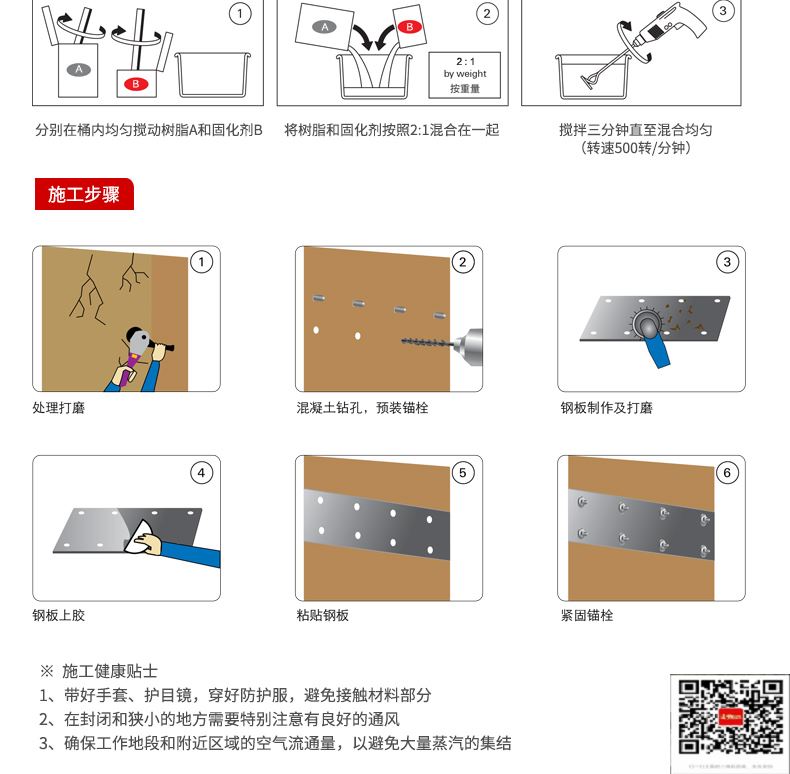 包钢古县粘钢加固施工过程